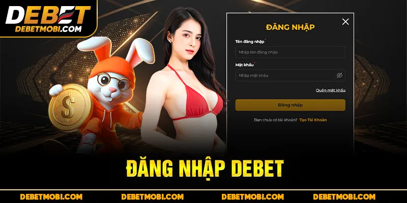 Hướng dẫn đăng nhập DEBET